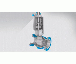 Axial on-off valve (HIPPS)